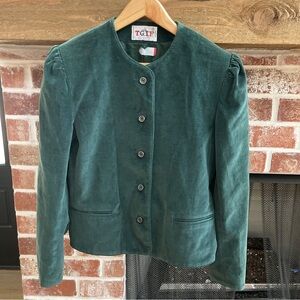 Vintage TGIF Forest Green Women's Blazer Jacket size 9